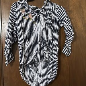 Velvet Hearts button up shirt